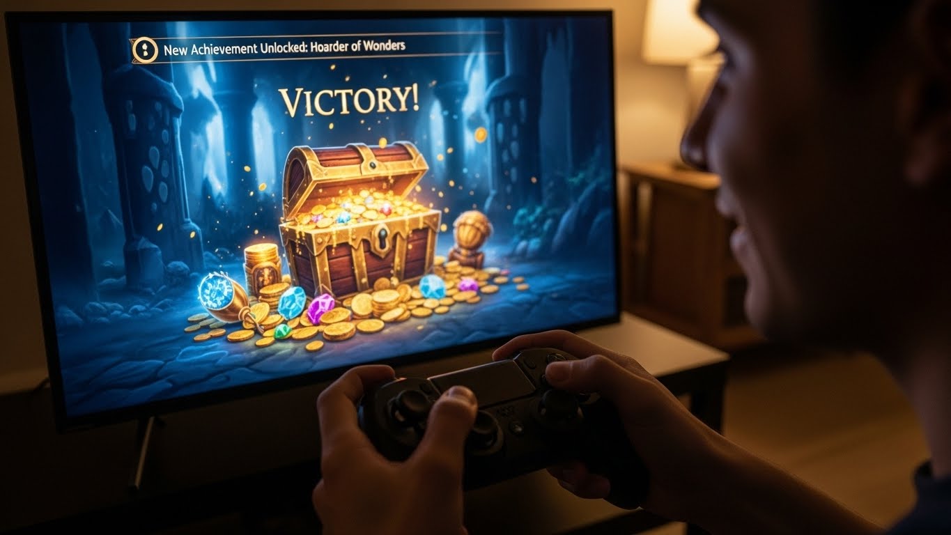 Why Collecting Virtual Rewards in Games Feels So Satisfying