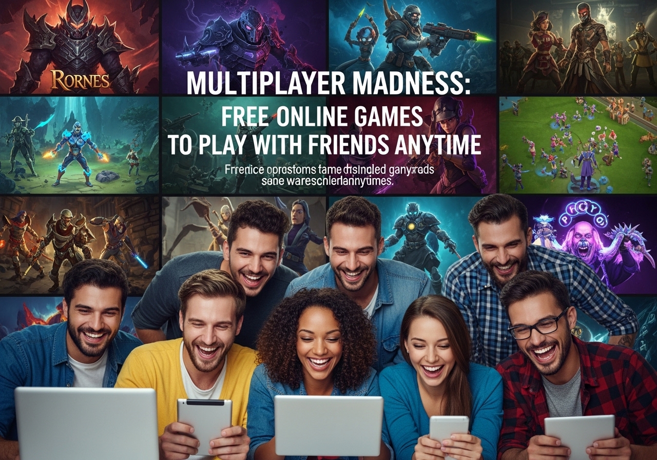 Multiplayer Madness: Free Online Games to Play with Friends Anytime