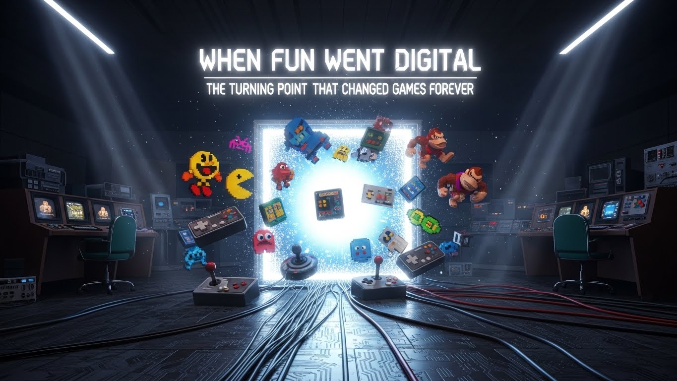 When Fun Went Digital: The Turning Point That Changed Games Forever