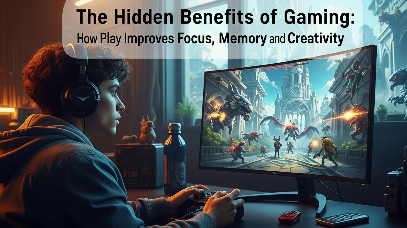 The Hidden Benefits of Gaming: How Play Improves Focus, Memory and Creativity