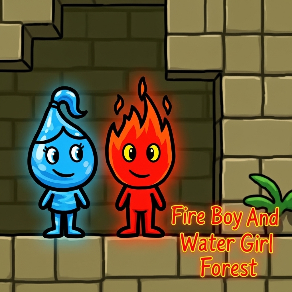 Fire Boy And Water Girl Forest